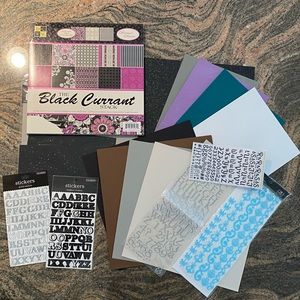 Scrapbooking supplies